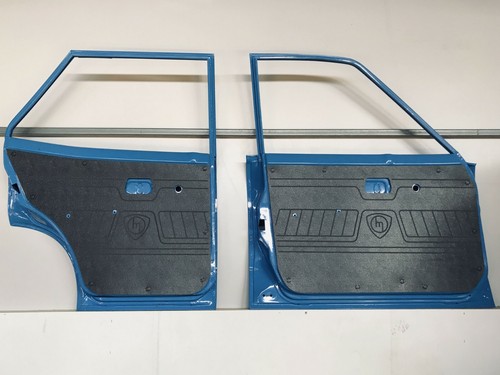 Black ABS Waterproof Door Cards Fits Mazda RX3 Rotary 808 818 10A Sedan Wagon x4 - Picture 7 of 11