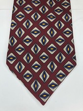 Harborough Traditions Tie 100% All Silk Hand Made in USA Excellent Condition