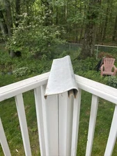 Buster Crabbe White Aluminum Pool Coping  - Original Vintage - - FREE SHIPPING!!