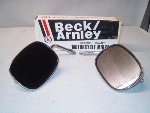 Pair Of NOS Beck Arnley 1960/70's Vintage Honda, Kawasaki, Suzuki Custom Mirrors