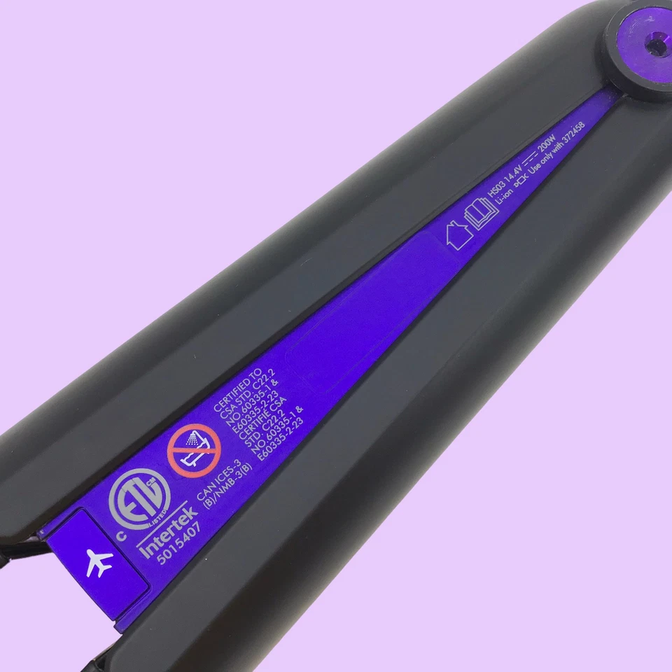 Original Dyson Black/Purple Corrale Hair Styler Straightener Iron HS03 #U8460 - Image 4 of 4