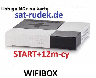 NC+Tnk na kartę START+ 12m-cy WIFIBOX Canal+,Polsat, telewizja Polska na karte-
