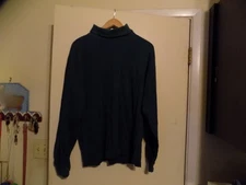 Vintage Eddie Bauer Shirt Mens  XL Green Turtleneck Made in USA 90s