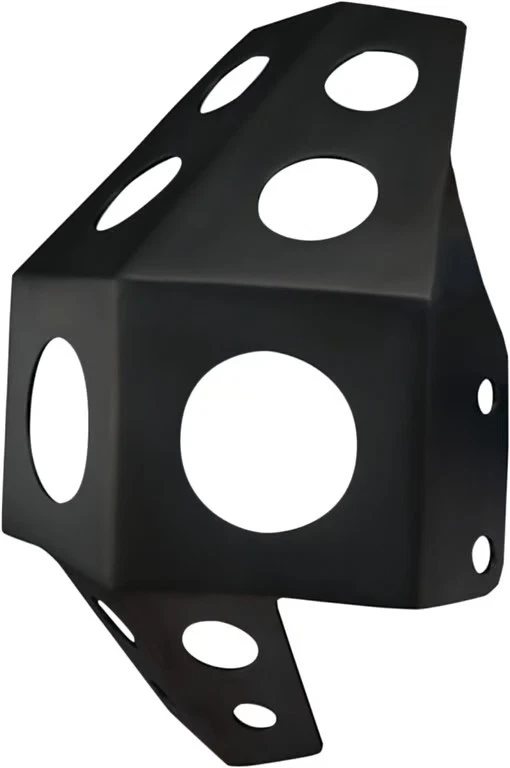 Placa de deslizamiento Speed Merchant - capa de polvo negro motocicleta bicicleta de calle SM-SSP-2 Foto 2 de 4