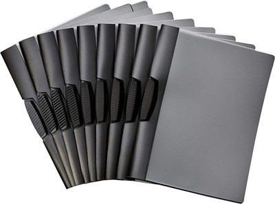 Report Covers with Clip, Clear Front Presentation Folders, 9 x 10.5 inches, G...