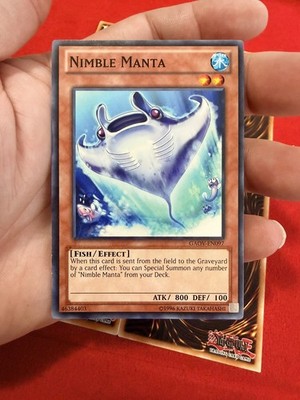 YuGiOh Nimble Manta GAOV-EN097 Unlimited Edition Common ( +4 cards ¿ ? )