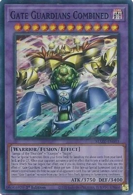 Gate Guardians Combined - MAZE-EN003 - Super Rare - 1st Edition Near Mint, Engli