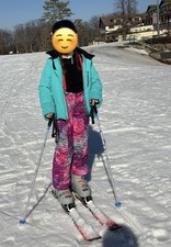 Obermeyer Teen M 10/12 Insulated Waterproof Pink /Teal Ski Snow Set