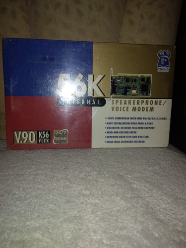 HAUT-PARLEUR INTERNE / MODEM VOCAL VIKING 56 K NEUF SCELLÉ - Photo 2/6