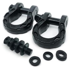 GearAmerica Mega Shackles – 68,000 lbs Capacity, Stronger Than 3/4" D Rings 