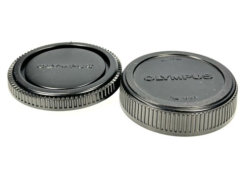 Genuine Olympus LR-1 Rear Lens Cap BC-1 Body Cap Set for Four Thirds Lenses 4/3