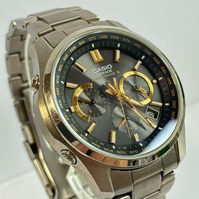 Good Condition CASIO Lineage LIW M610TDS Watch Chronograph Men's