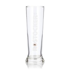 Rostocker Bier Glas 0,4l Pokalglas seit 1878 Sahm Bierglas Pilsglas Pint