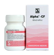Dr Willmar Schwabe India Alpha CF Tablet Homeopathy Medicines 20gm.