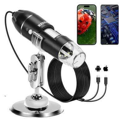 Digital Mikroskop 50X-1000X USB Mikroskop Handheld Vergrößerung Lupe mit 8LEDs