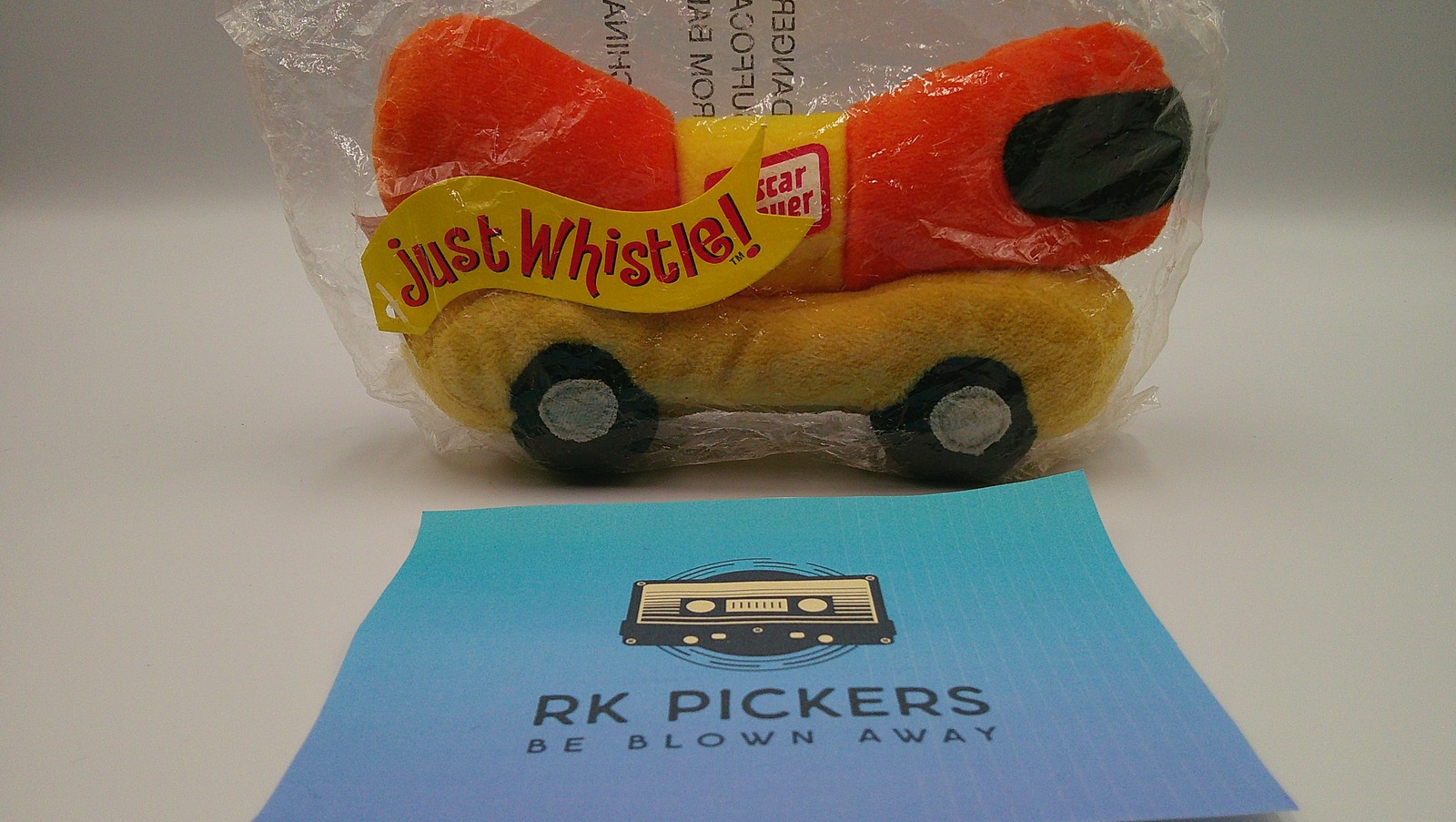 OSCAR MAYER Wienermobile Just Whistle Plush Bean Bag Toy Hot