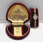 Rolex ladies vintage gold and silver 1942 cocktail wristwatch Canadian