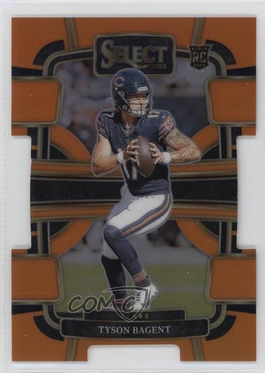 2023 Select Concourse Orange Prizm Die-Cut /499 Tyson Bagent #18 Rookie RC 1u6