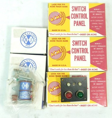ACME 498 Switch Control Panels(3) & NJ Internal 6000 Machines(3)