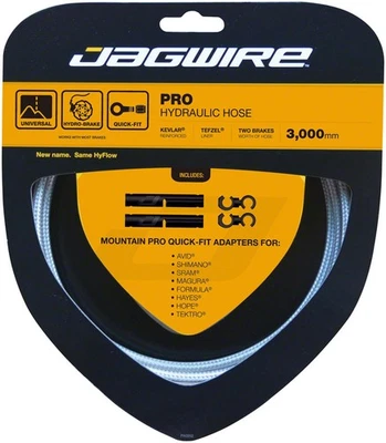 Jagwire Pro Hydraulic Disc Brake Hose Kit 3000mm Sterling Silver | Reinforced,