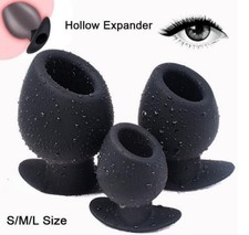 3 Sizes-Hollow-Prostate-Anal-Butt-Plug-Massager-Expand-Women-Male-Use Lubricants