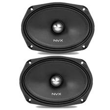 Pair 2 NVX VPRO69BM 250W RMS 6x9" V-Series Pro Midrange