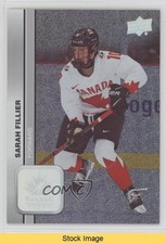 2023 Team Canada Juniors Women's WC Patterned Foilboard Sarah Fillier READ 0g4