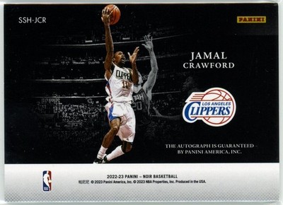2022-23 Panini Noir - Spotlight Signatures Horizontal Jamal 