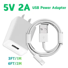 AC USB Wall Charger Power Adapter Quick Charging Cord For iPhone 6 8 11 12 13 14