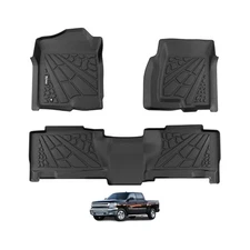 All,Weather TPE Car Floor Mats, Durable Protection for Trucks & SUVs