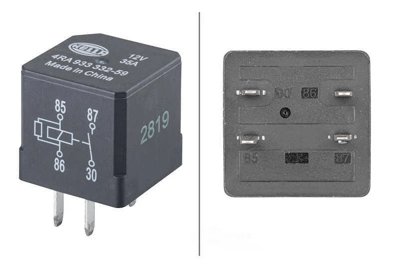 Multi-Purpose Relay fits 1991-2010 Saturn SL,SL1,SL2 SC2 SC1 HELLA - Image 3 of 4