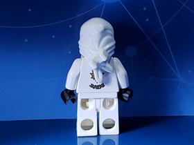 LEGO NINJAGO Golden Weapons Minifigure Zane DX njo0018 Ice Dragon 2260 Nice!