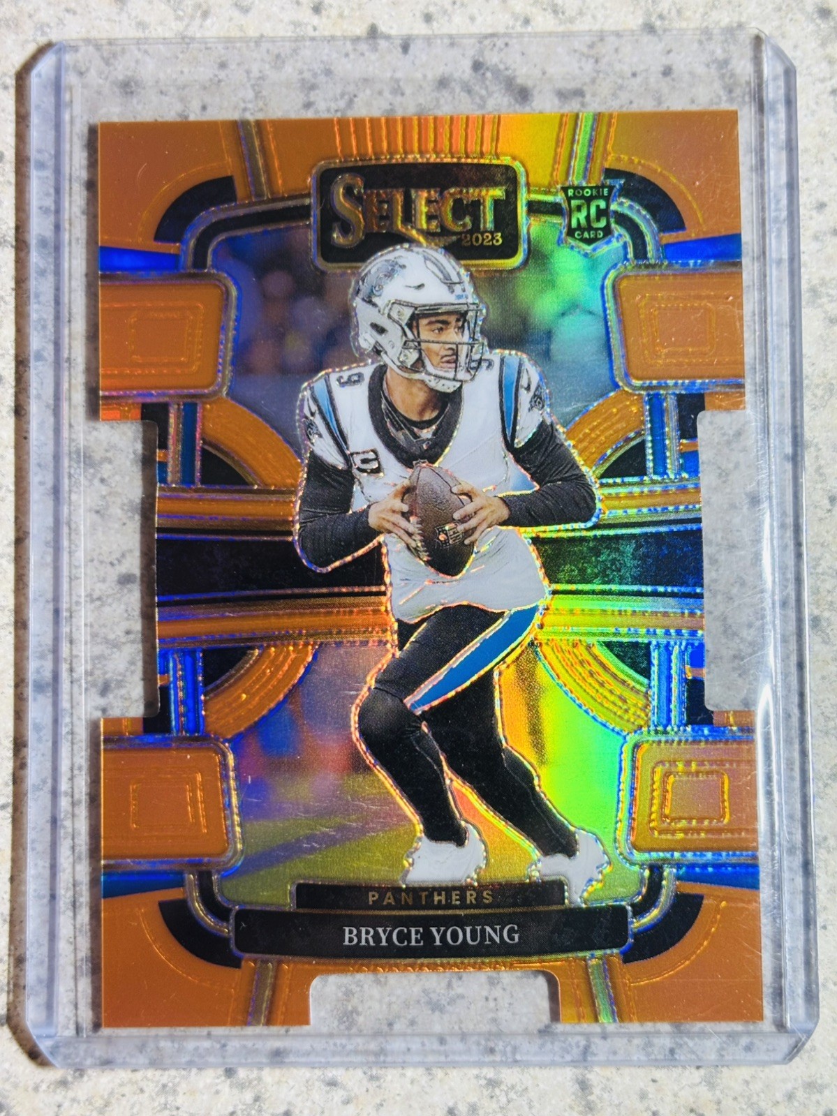 2023 Select Bryce Young Orange Prizm Rookie Die Cut /499 Concourse Panthers