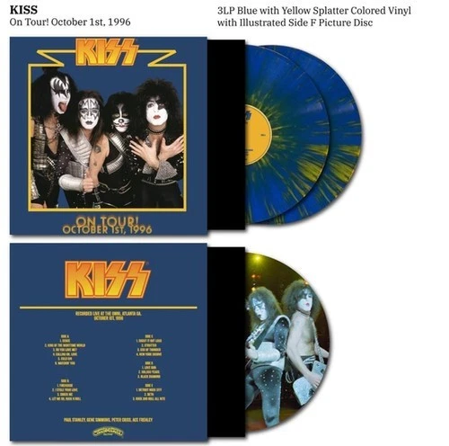 KISS ON TOUR! Live October 1 1996 at OMNI in Atlanta 3LP Vinyl Import NEW SEALED