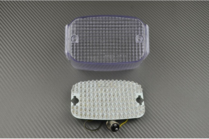 Feu stop LED clair à clignotants intégrés étanche pour Vulcan VN800