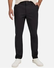 NEW Weatherproof Vintage Men's Performance Flex Hybrid Tech Pant 32x30 Black