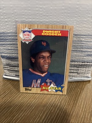 1987 Topps - ERROR CARD All Star TM Symbol on Front #603 Dwight Gooden