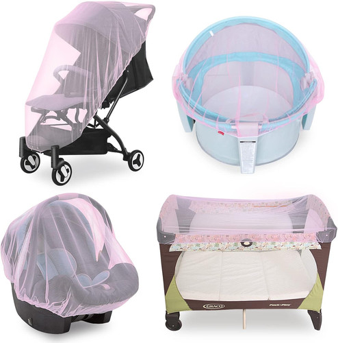 Mosquito Net for Stroller Baby Perfect Bug Pink
