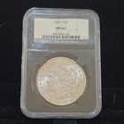 1889 NGC MS62 $1 Morgan Silver Dollar BU - Nice!