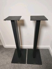 Target Speaker Stands Black 70cm Vintage (Pair) 