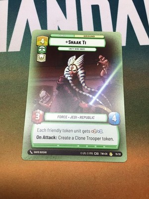 Star Wars Unlimited TOR OP 15/20 Shaak Ti