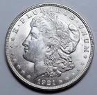 1921- P Morgan Dollar Silver US Coin Better Date $1.00 Coin, No Reserve $
