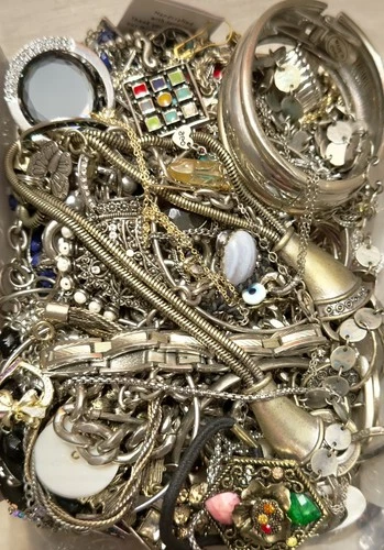 HUGE 3+lbs Vintage To Modern Fashion Costume Reseller Wearable Jewelry Lot