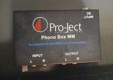 Pro-Ject Phono Box mm Preamp with Line Output Black