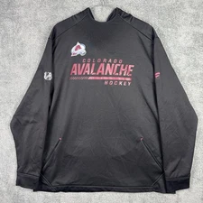 Colorado Avalanche Authentic Pro Hoodie Mens 2XL Fleece Pullover Tech Sweatshirt