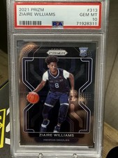 2021-22 PANINI PRIZM NBA ZIAIRE WILLIAMS ROOKIE #313 GRIZZLIES PSA 10