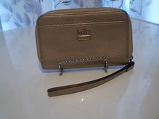VINTAGE COACH WRISTLET IN LIGHT BEIGE