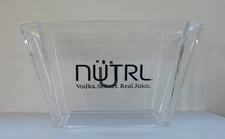 Nutrl Vodka Seltzer Acrylic Angular Ice Bucket - Plastic Beverage Tub