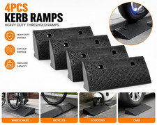4PCS Portable Kerb Ramps 50x27x9cm Heavy Duty Threshold Ramps for Wheelchairs