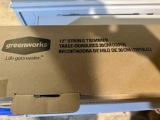 Brand new Never Used Greenwood’s  12” STRING Trimmer - No Battery
